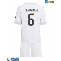 Real Madrid Eduardo Camavinga #6 Domaci Dres za djecu 2025-26 Kratak Rukav (+ Kratke hlače)